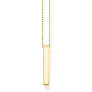 Thomas Sabo Damenketten Halskette Goldener Quader