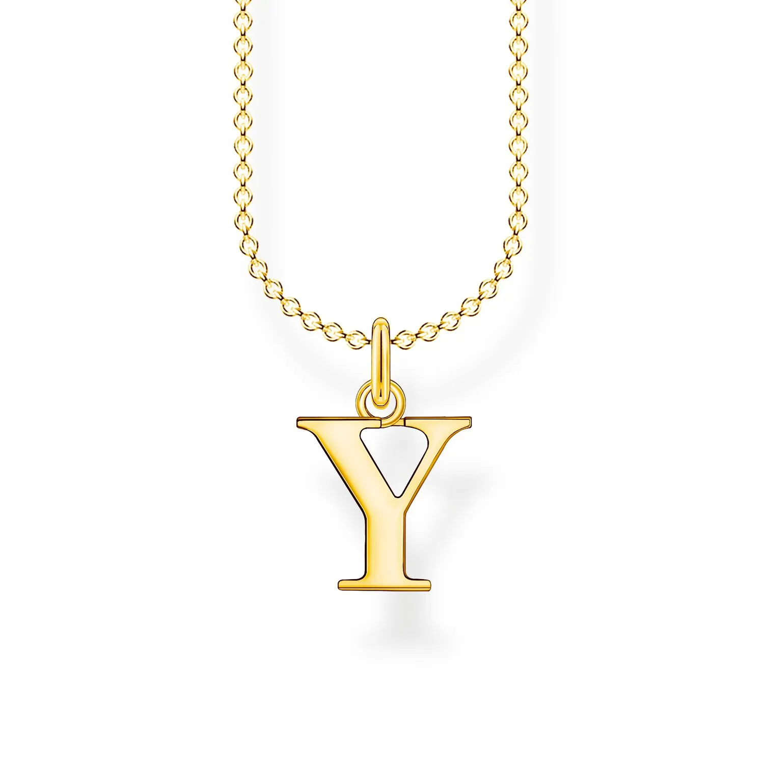 Thomas Sabo Damenketten Halskette Buchstabe Y Gold
