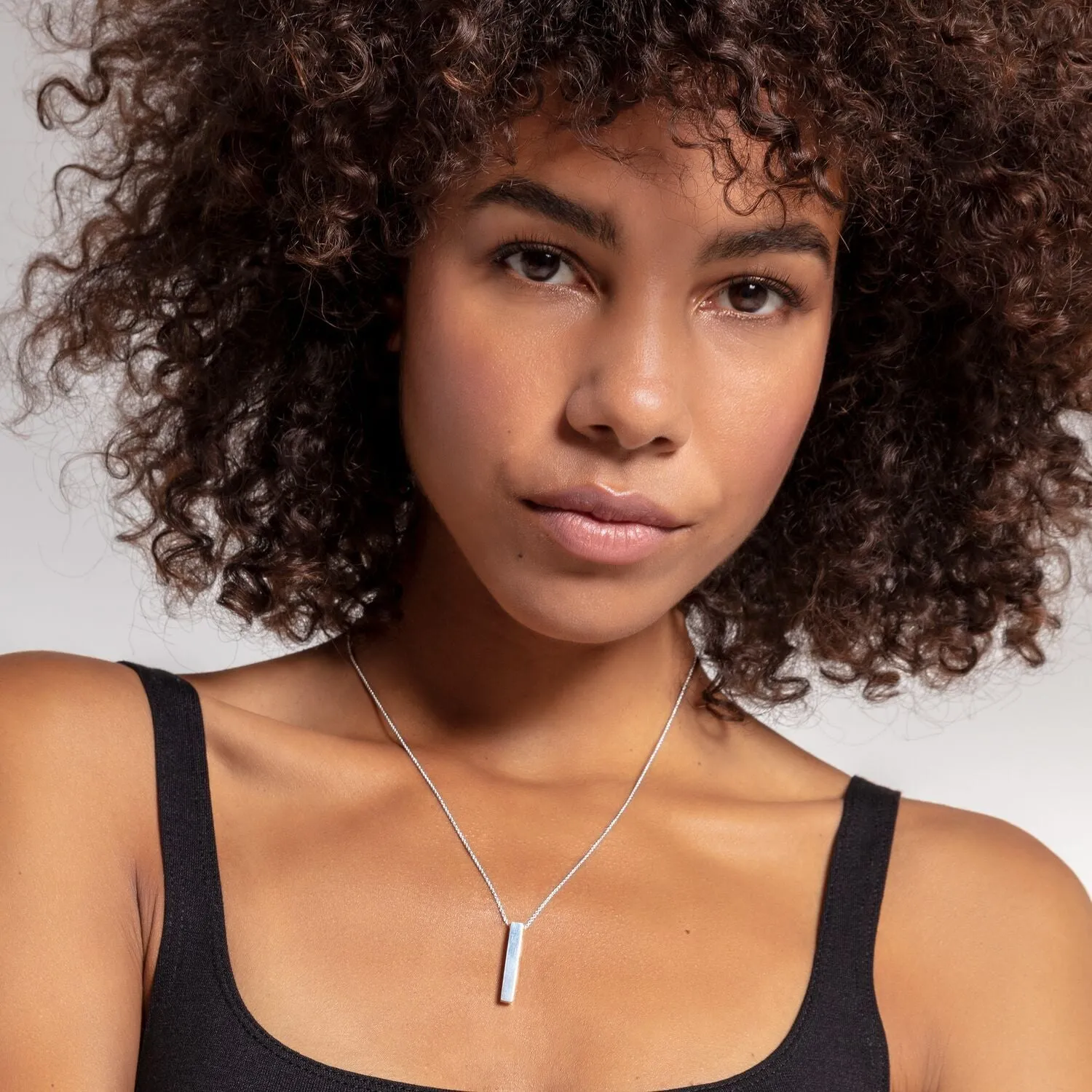 Thomas Sabo Damen Halsketten Halskette Silber Quader