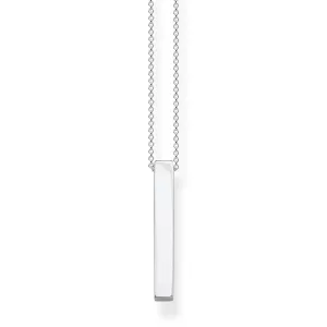 Thomas Sabo Damen Halsketten Halskette Silber Quader