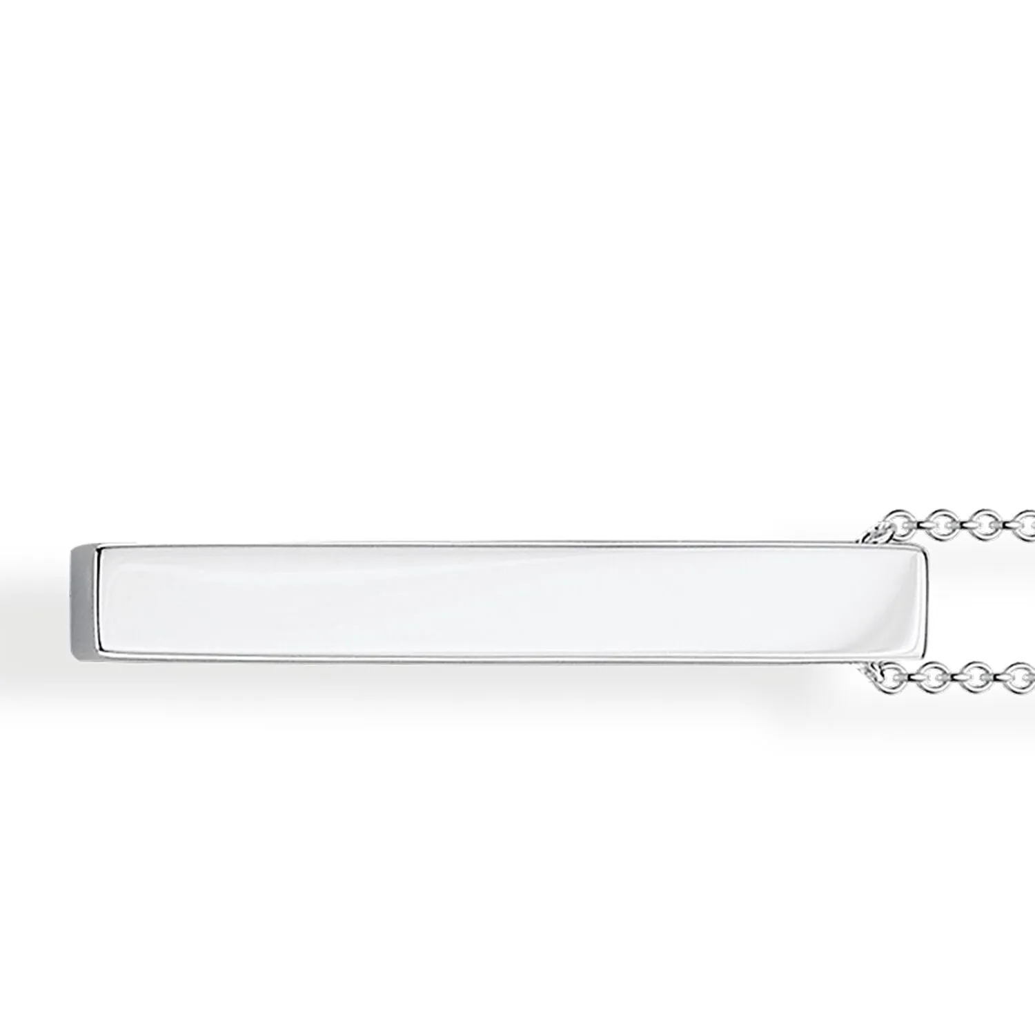 Thomas Sabo Damen Halsketten Halskette Silber Quader