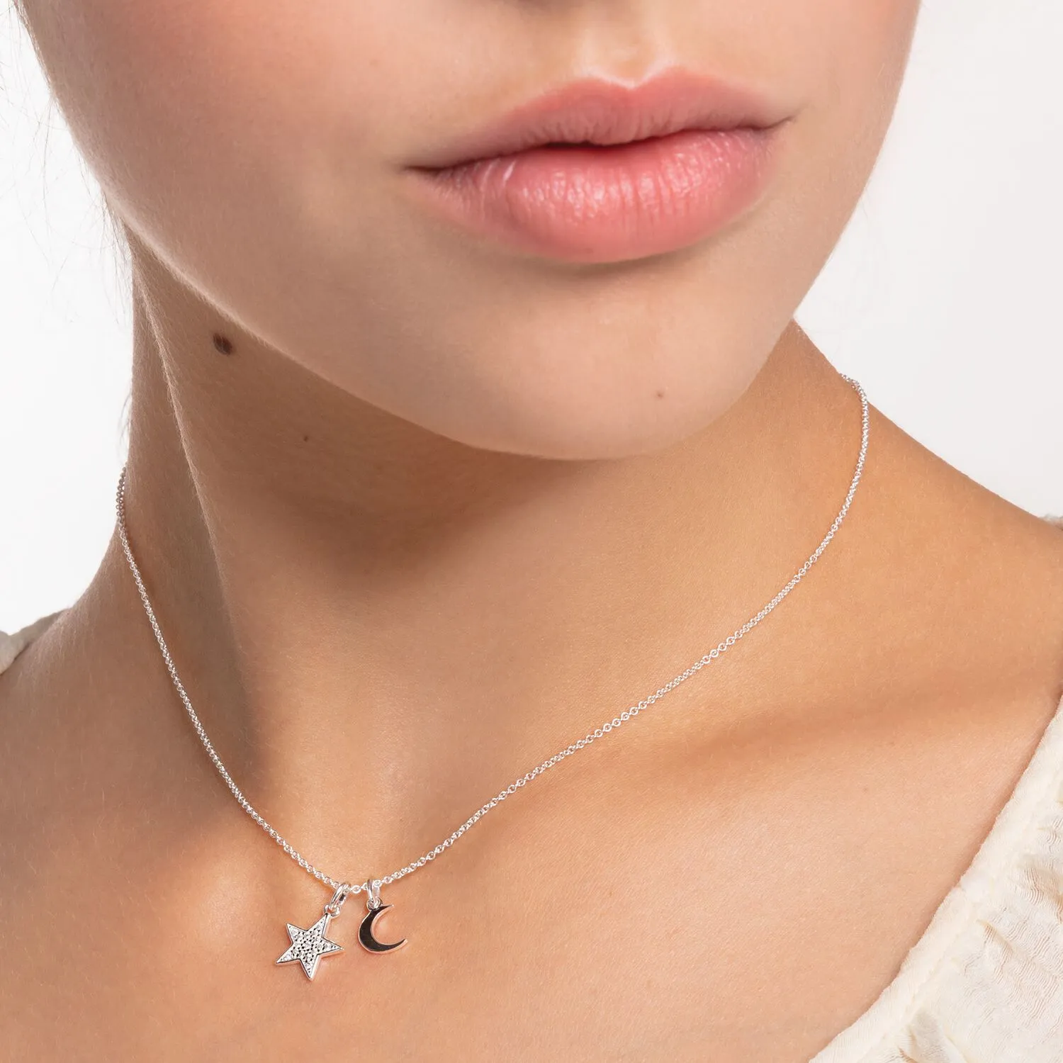 Thomas Sabo Damenketten Halskette Stern & Mond