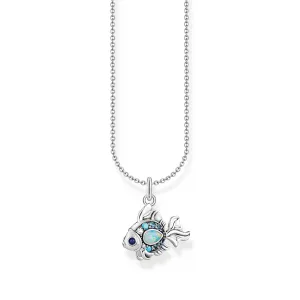 Thomas Sabo Damenketten Halskette mit Fisch-Anhänger