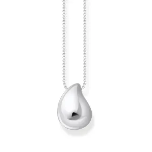 Thomas Sabo Damenketten Halskette mit Anhänger tropfenförmig Silber