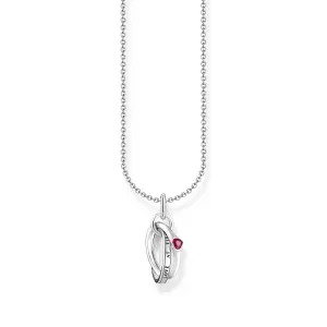 Thomas Sabo Damenketten Halskette mit Together-Ring Anhänger - Silber