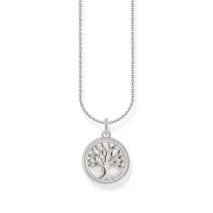 Thomas Sabo Damenketten Halskette mit Baum der Liebe Anhänger - Silber
