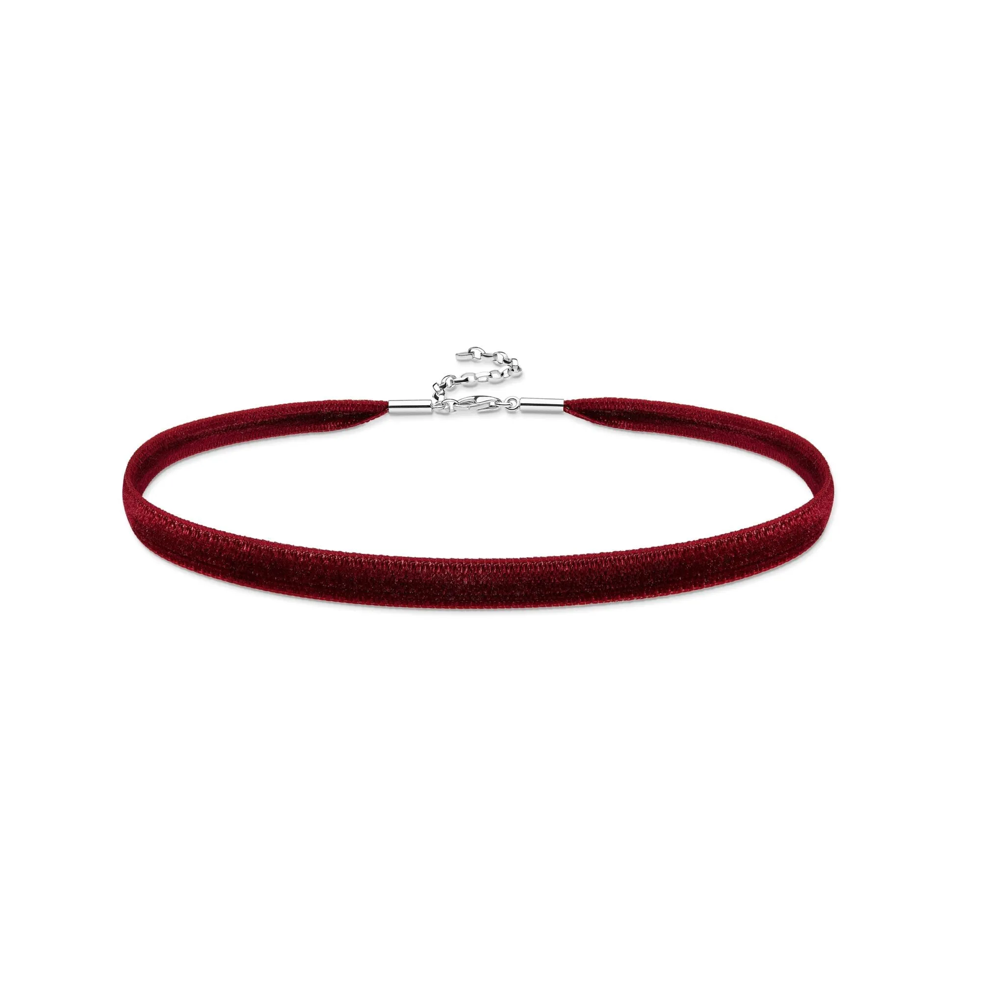 Thomas Sabo Damen Halsketten Samtchoker in Rot