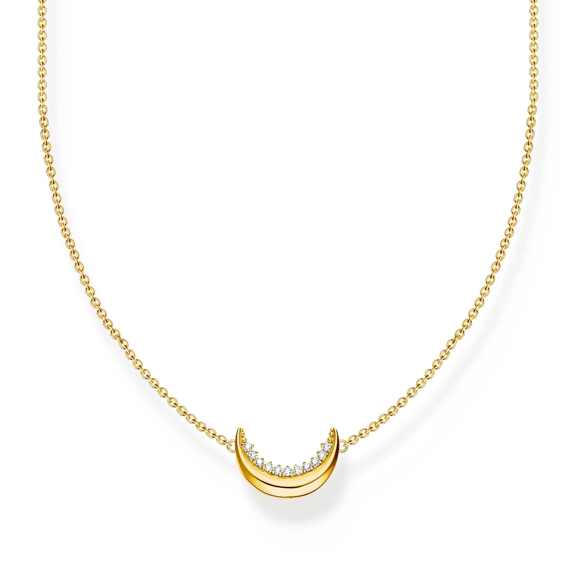 Thomas Sabo Damenketten Romantik-Kette mit Anhänger Mond