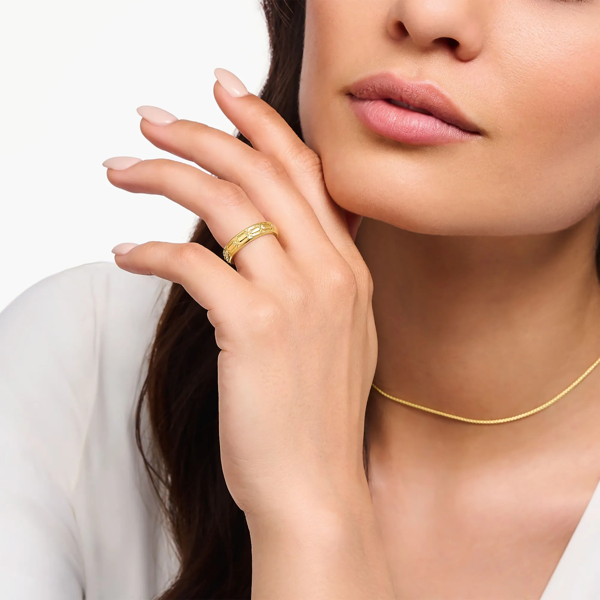 Thomas Sabo Damenringe Bandring mit Krokodildetails