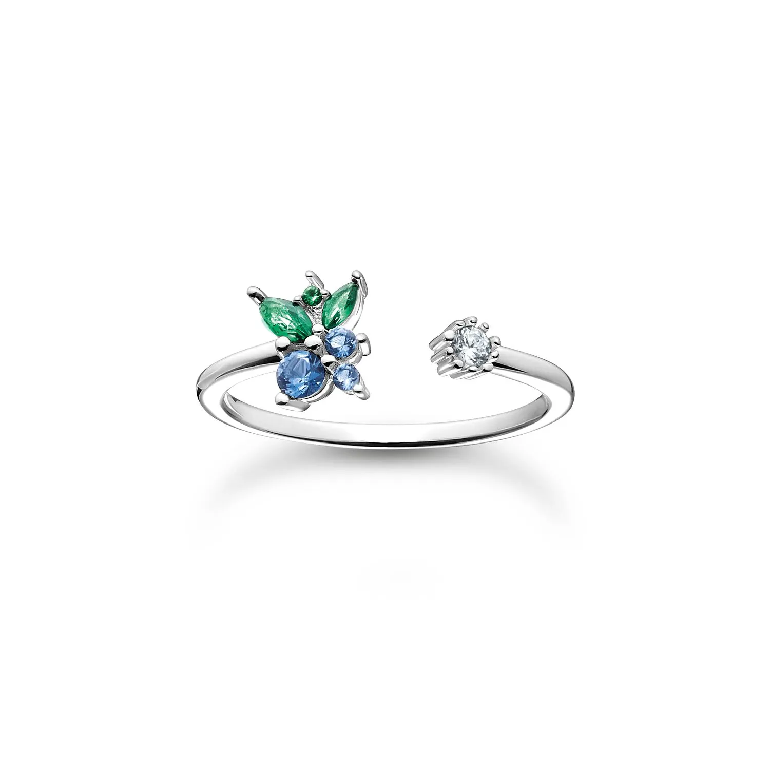 Thomas Sabo Damenringe Ring Heidelbeer Silber