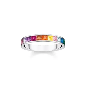 Thomas Sabo Damenringe Ring bunte Steine Silber