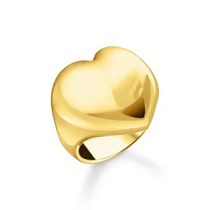 Thomas Sabo Damenringe Ring herzförmig gold