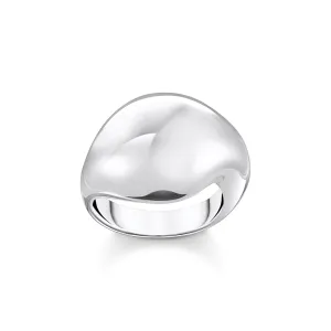 Thomas Sabo Damenringe Ring in organischer Tropfenform aus Silber