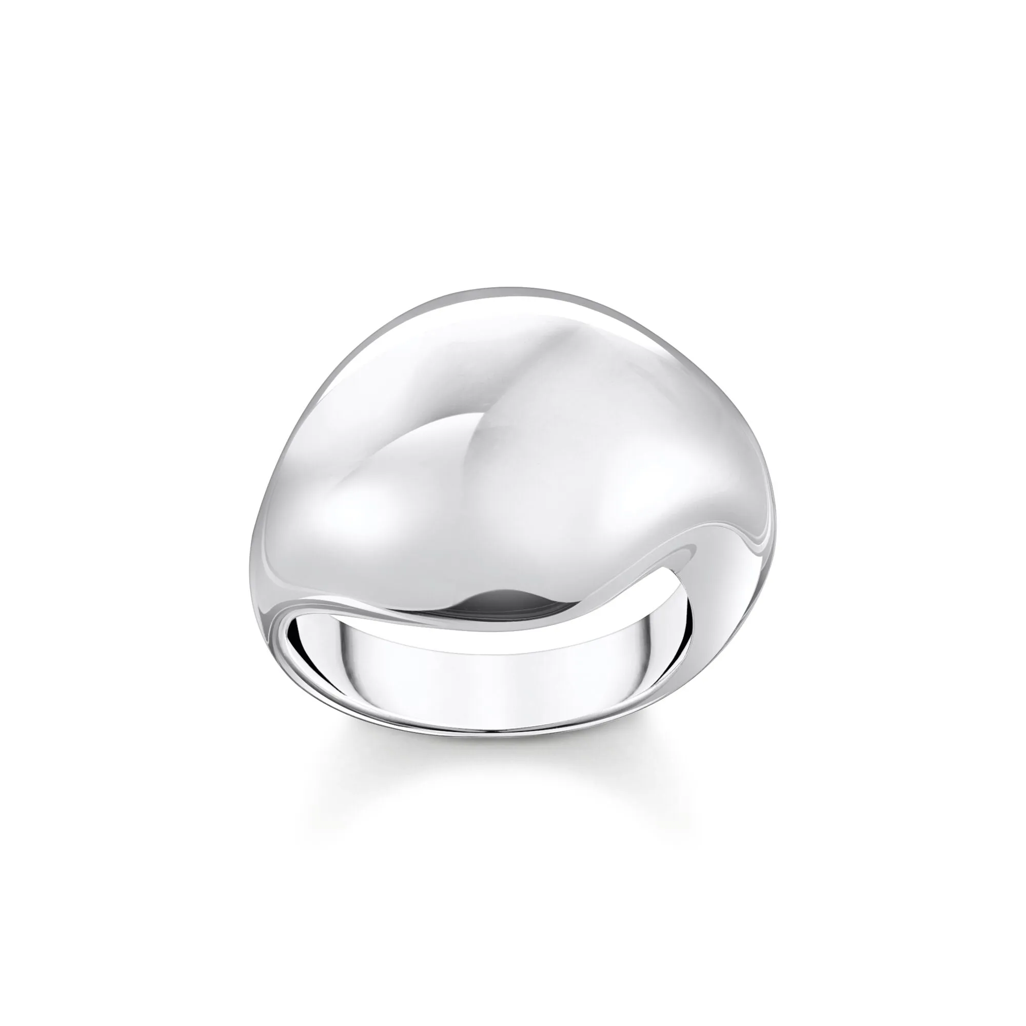 Thomas Sabo Damenringe Ring in organischer Tropfenform aus Silber