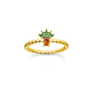 Thomas Sabo Damenringe Ring Ananas Gold