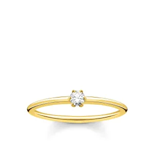 Thomas Sabo Damenringe Ring mit weißem Stein