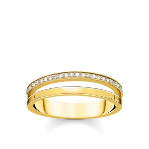 Thomas Sabo Damenringe Ring mit weißen Steinen