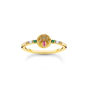 Thomas Sabo Damenringe Ring mit Palme und bunten Steinen