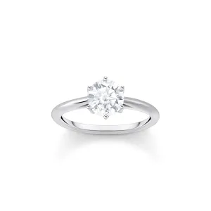 Thomas Sabo Damenringe Ring mit weißem Zirkonia im Brillantschliff