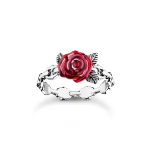Thomas Sabo Damenringe Romantikring Rote Rose