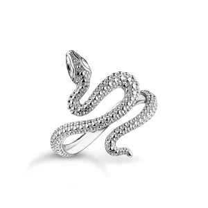Thomas Sabo Damenringe Romantik-Schlange-Ring Silber