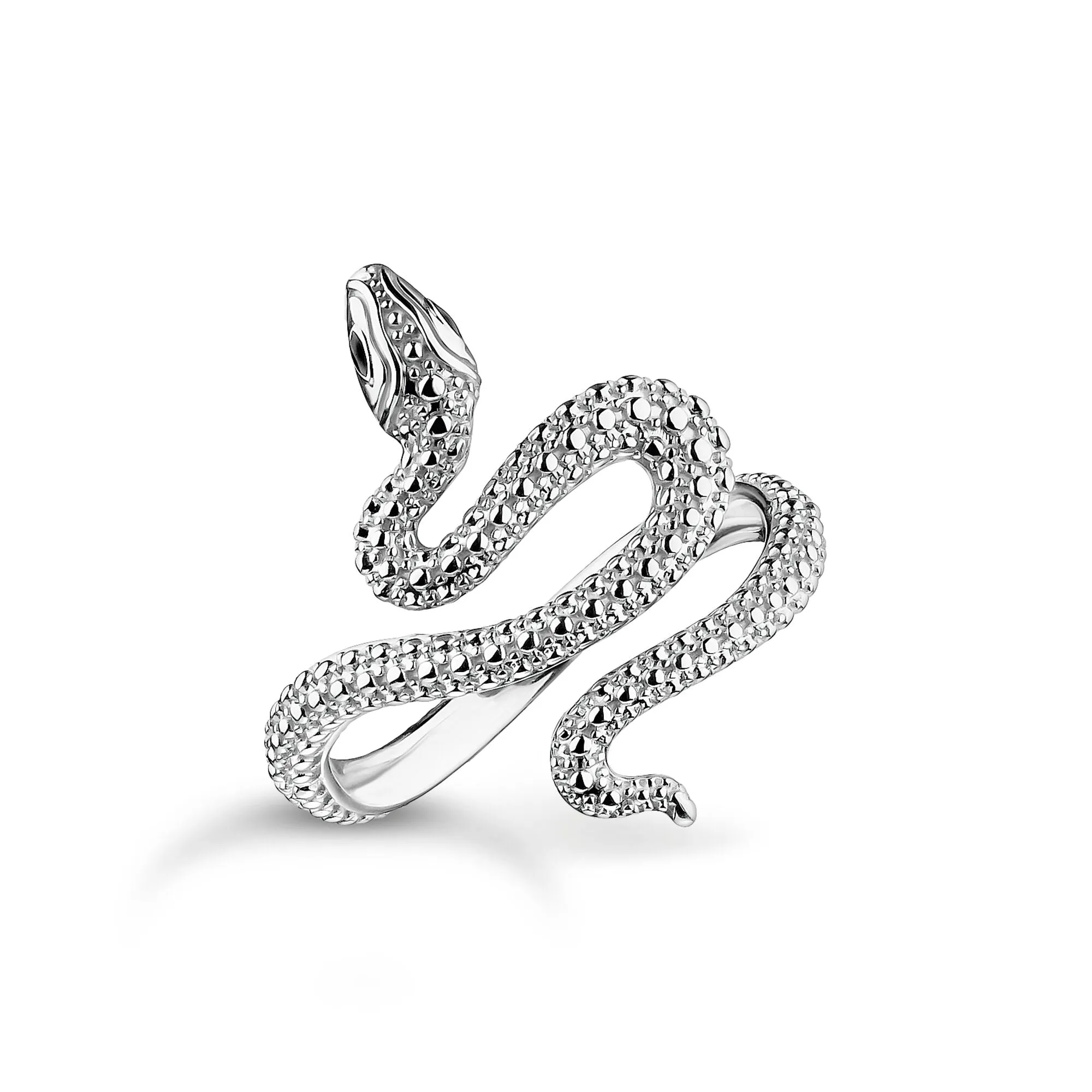 Thomas Sabo Damenringe Romantik-Schlange-Ring Silber
