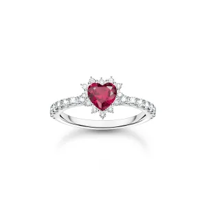 Thomas Sabo Damenringe Romantischer Herzring