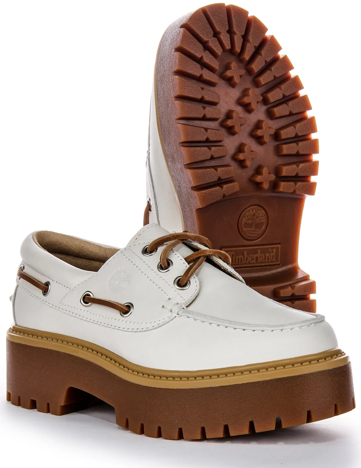Timberland Stone Street Bootsschuhe In Weiß Für Damen Schuhe Timberland