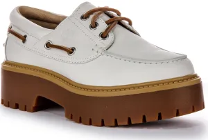 Timberland Stone Street Bootsschuhe In Weiß Für Damen Schuhe Timberland