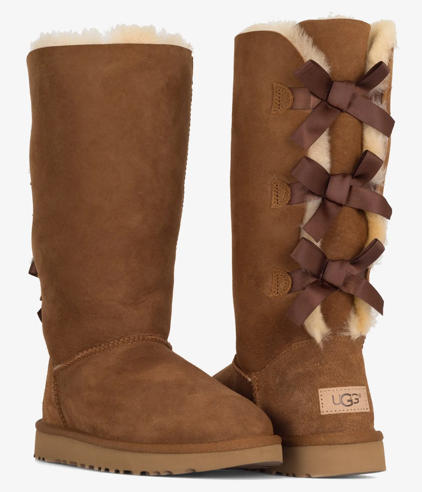 UGG Bailey Bow Tall II Schaffell-Stiefel - Damen
