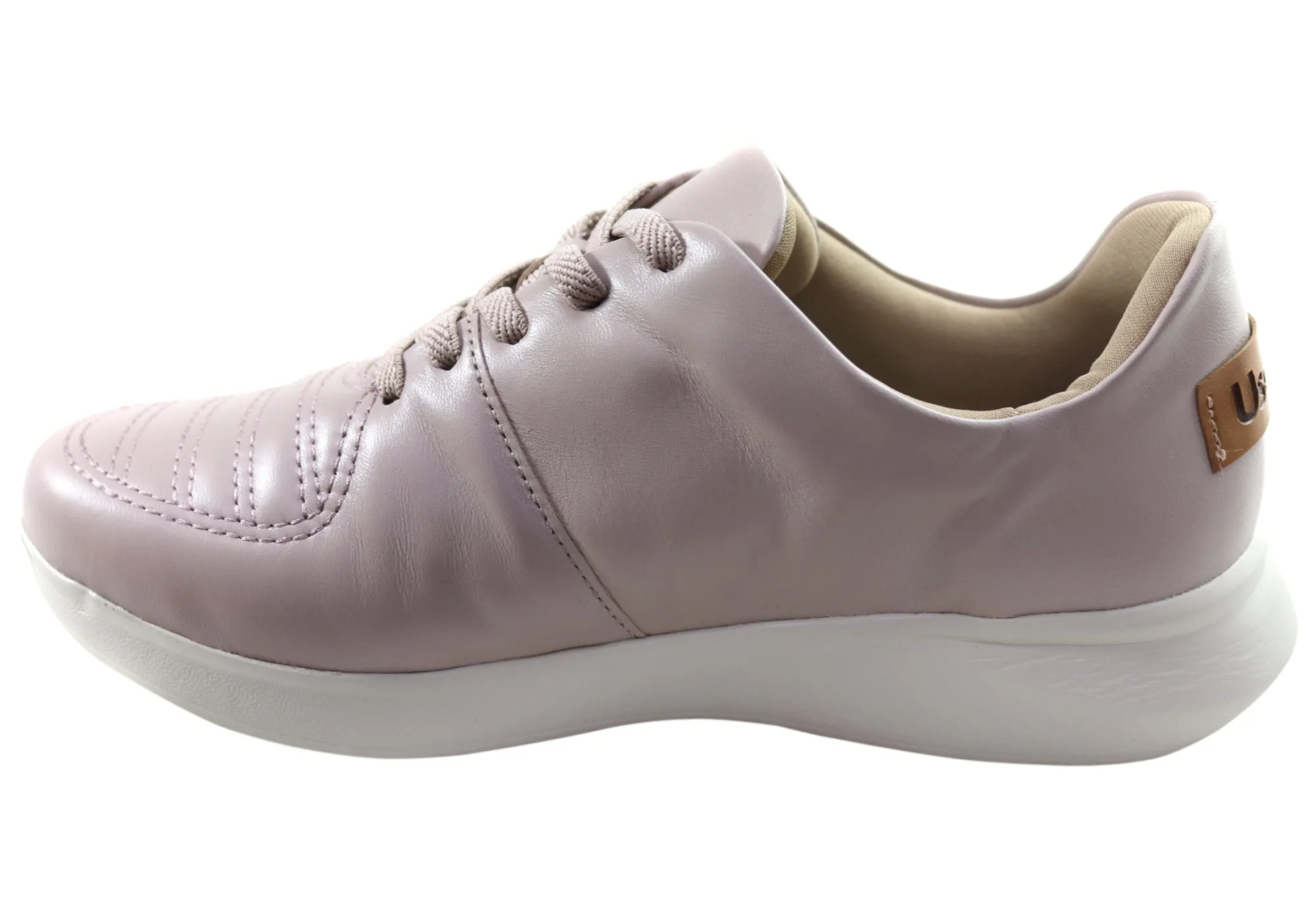 Usaflex Vella Damen Komfort Schuhe mit Polsterung aus Leder, hergestellt in Brasilien Usaflex Schuhe