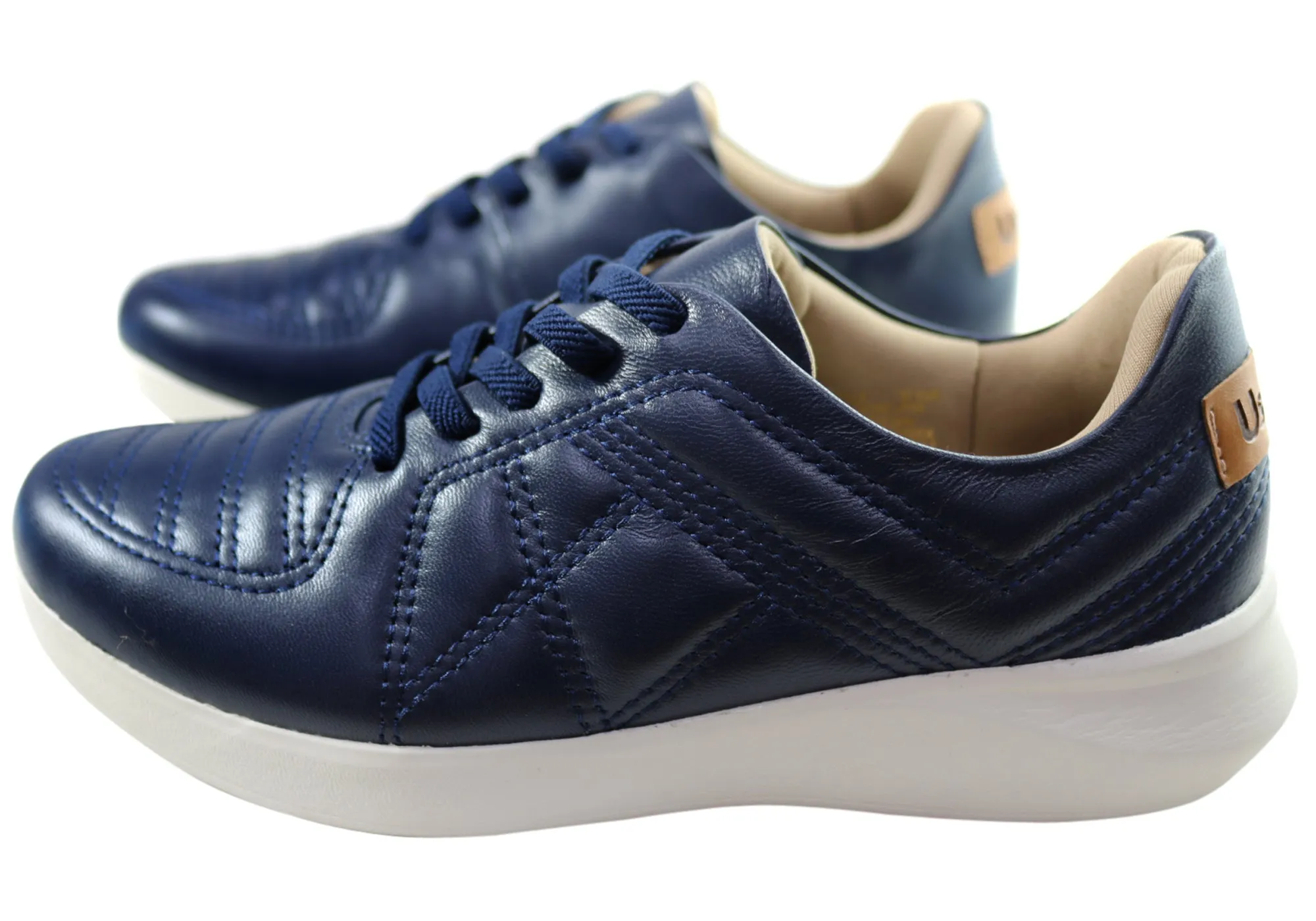 Usaflex Vella Damen Komfort Schuhe mit Polsterung aus Leder, hergestellt in Brasilien Usaflex Schuhe
