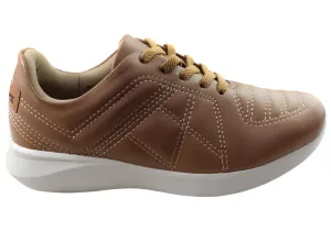 Usaflex Vella Damen Komfort Schuhe mit Polsterung aus Leder, hergestellt in Brasilien Usaflex Schuhe