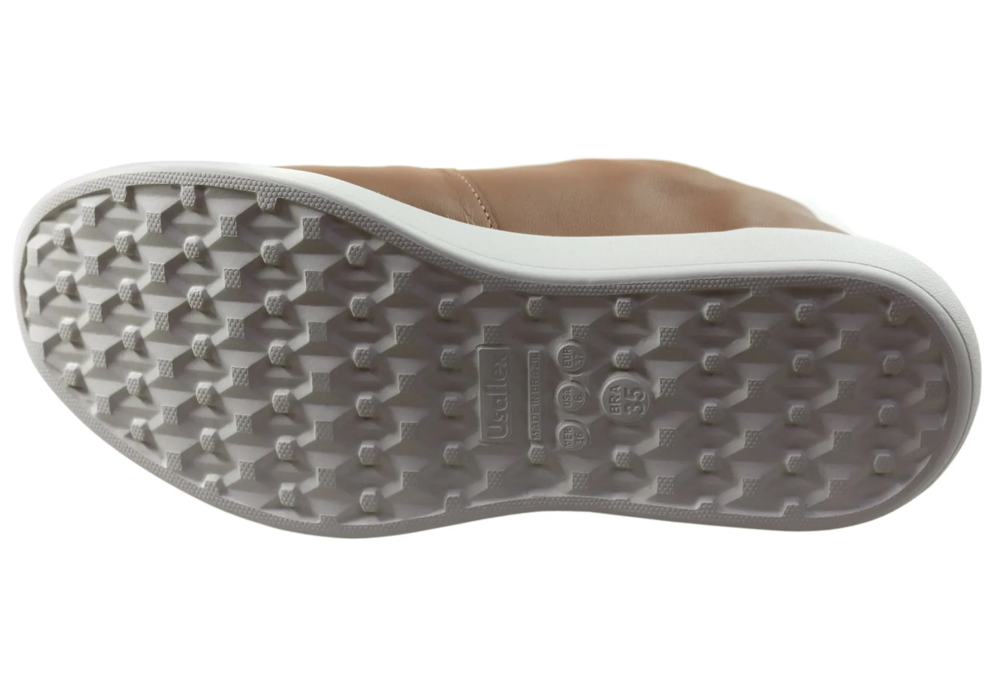 Usaflex Vella Damen Komfort Schuhe mit Polsterung aus Leder, hergestellt in Brasilien Usaflex Schuhe