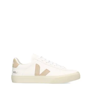 Veja Damen Campo Chromefreie Leder Turnschuhe Extra-Weiß Mandel Veja Schuhe