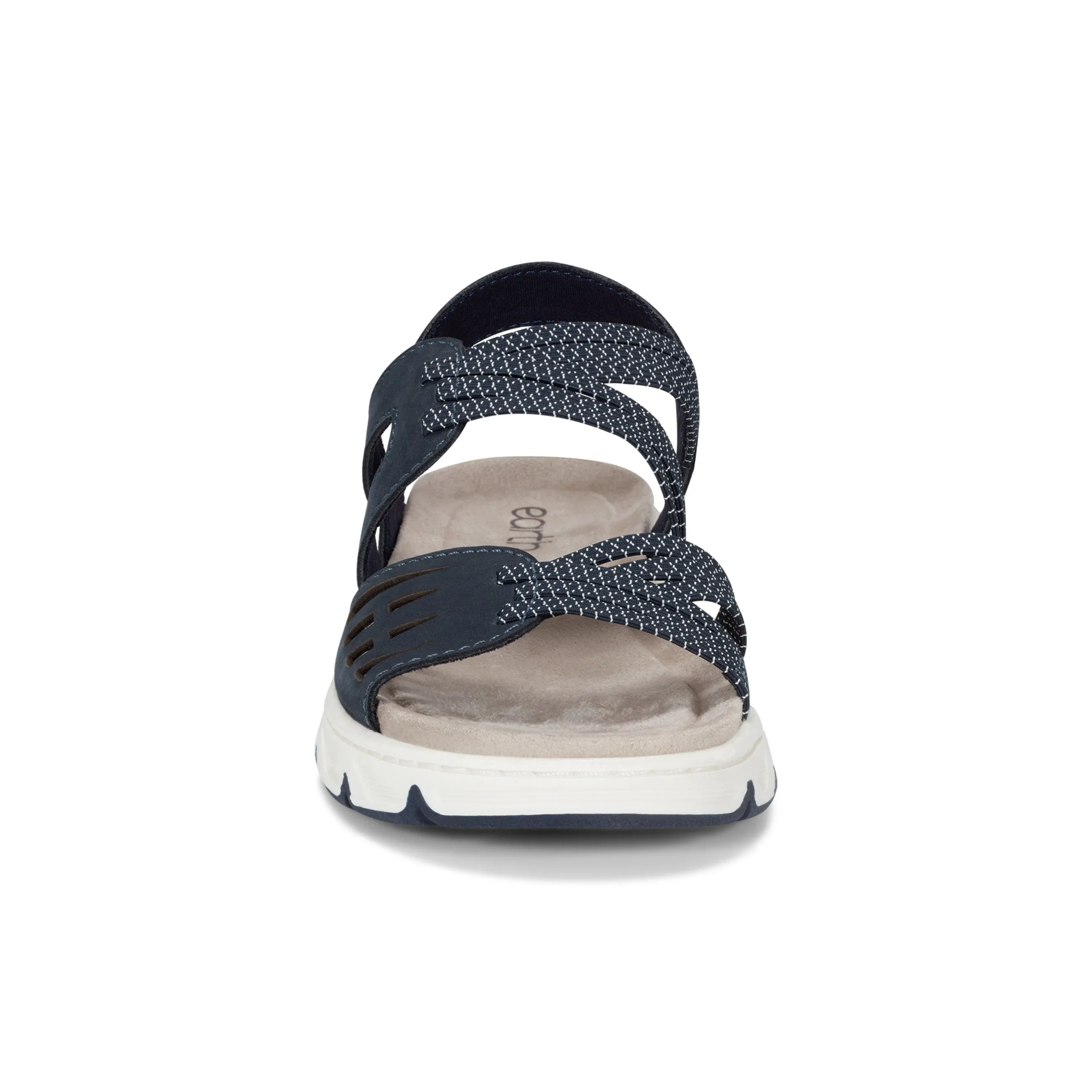 Vernon Riemchen-Slingback Freizeit-Sandalen mit flacher Sohle
