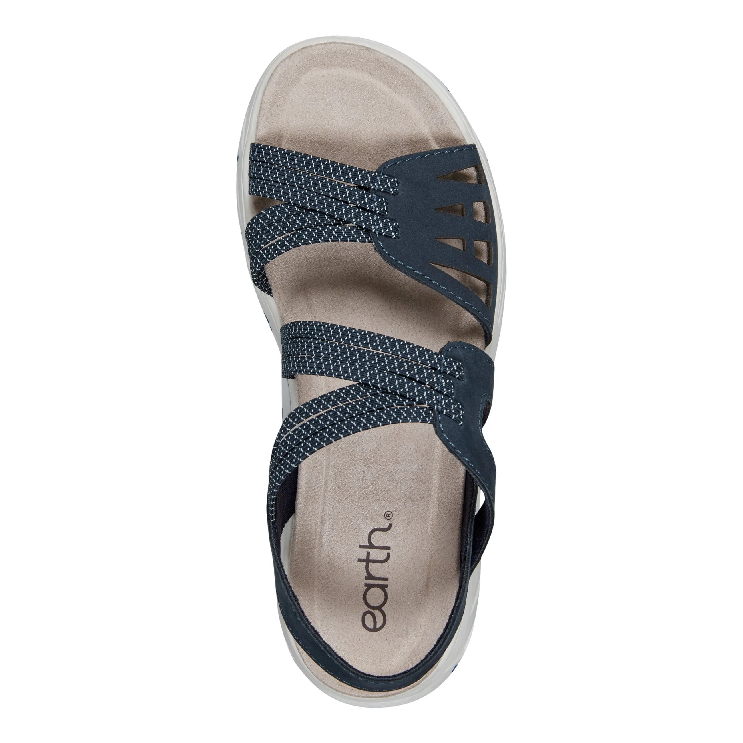 Vernon Riemchen-Slingback Freizeit-Sandalen mit flacher Sohle