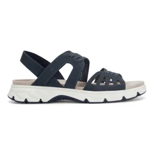 Vernon Riemchen-Slingback Freizeit-Sandalen mit flacher Sohle