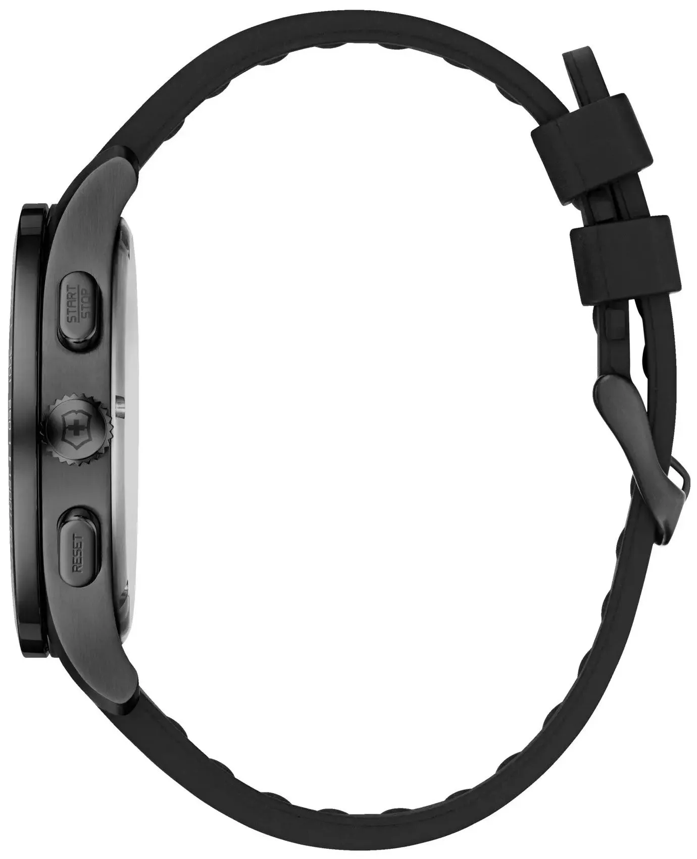 Victorinox Swiss Army Alliance Sport Chronograph Schwarz Edelstahl Schwarzes Gummiarmband Graues Zifferblatt Datum Herrenuhr 241818 Victorinox Swiss Army Uhren