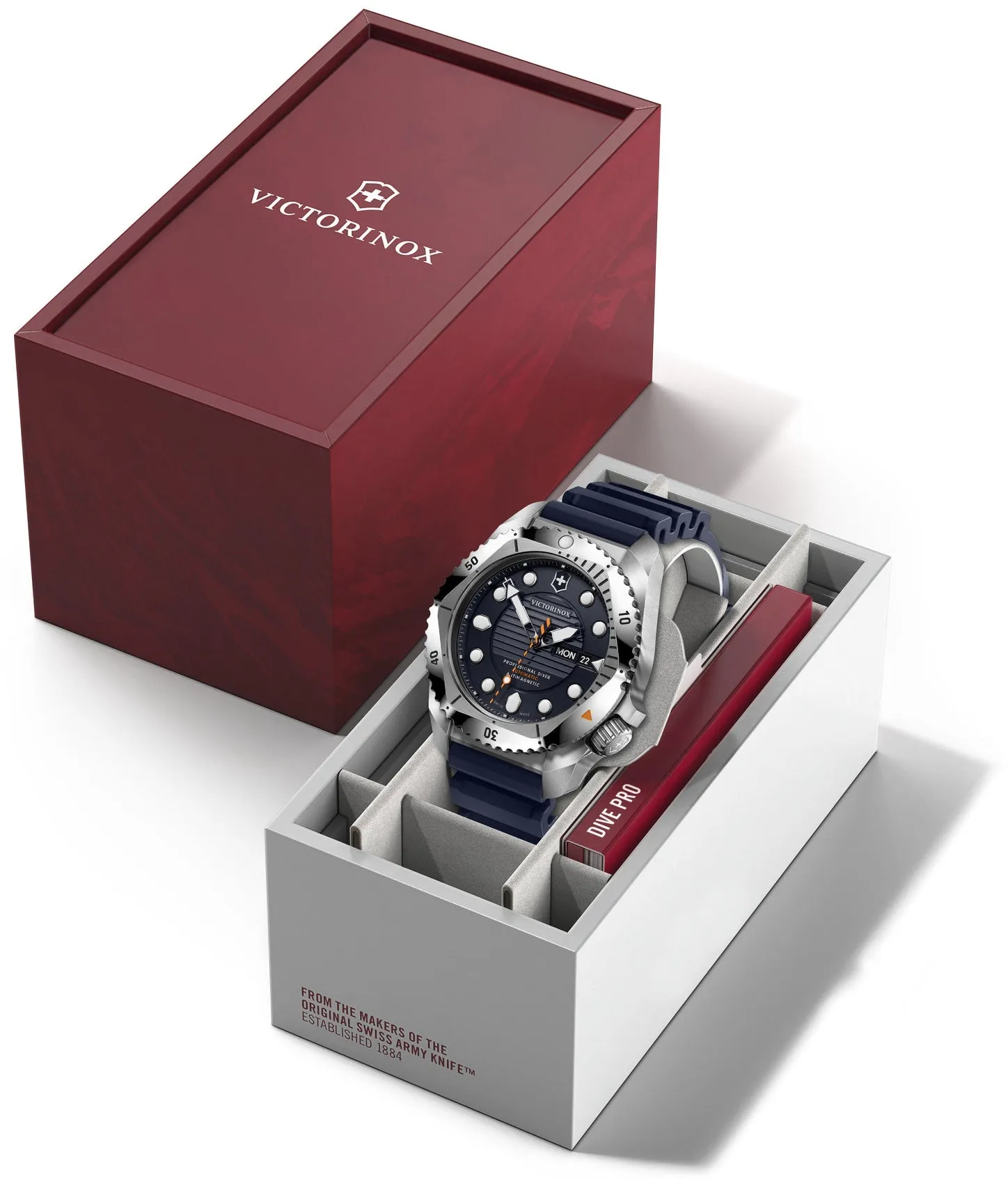 Victorinox Uhren Victorinox Dive Pro Automatik Drei Zeiger Stahlarmbanduhr