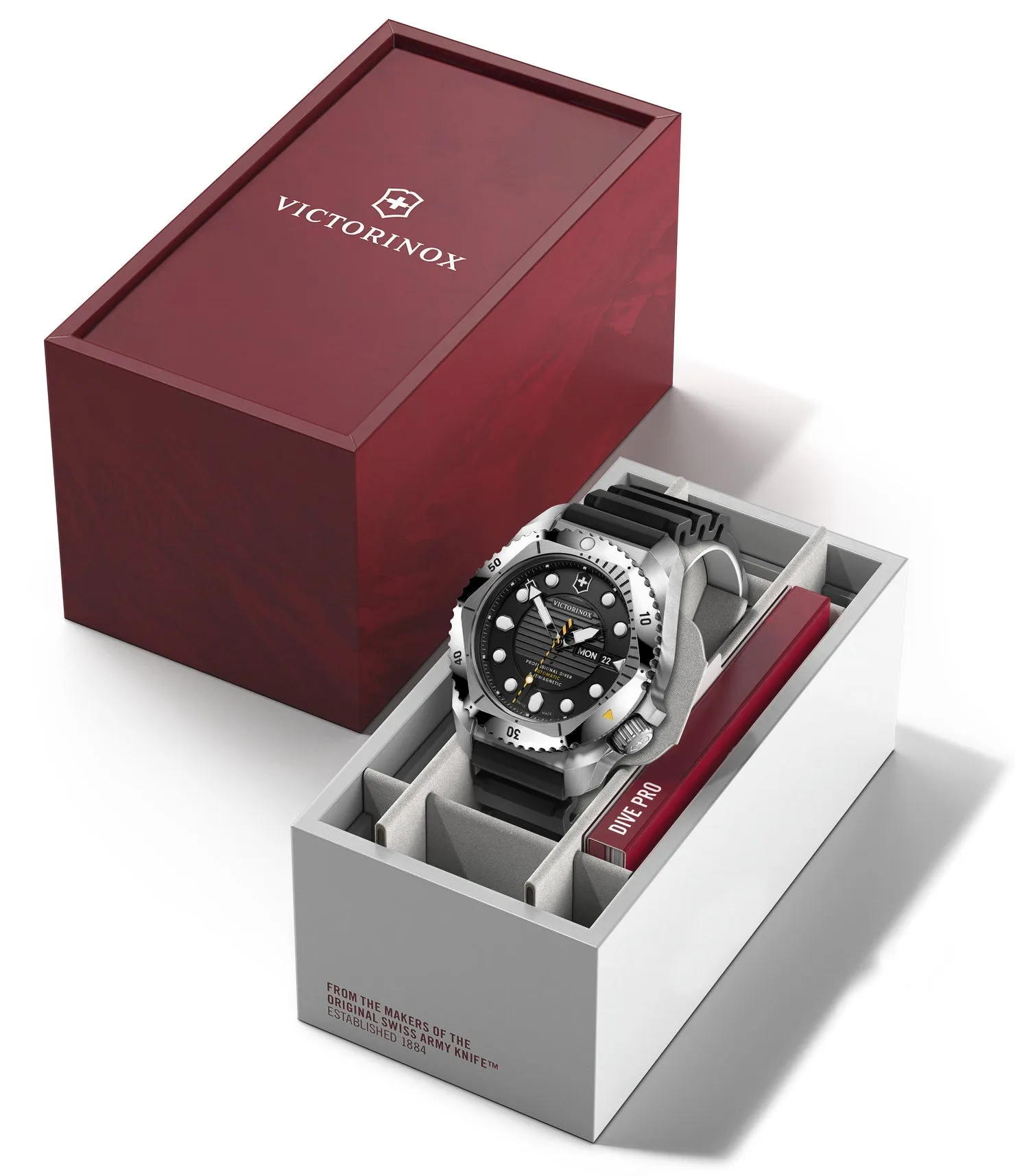 Victorinox Uhren Victorinox Dive Pro Automatik Drei Zeiger Stahlarmbanduhr