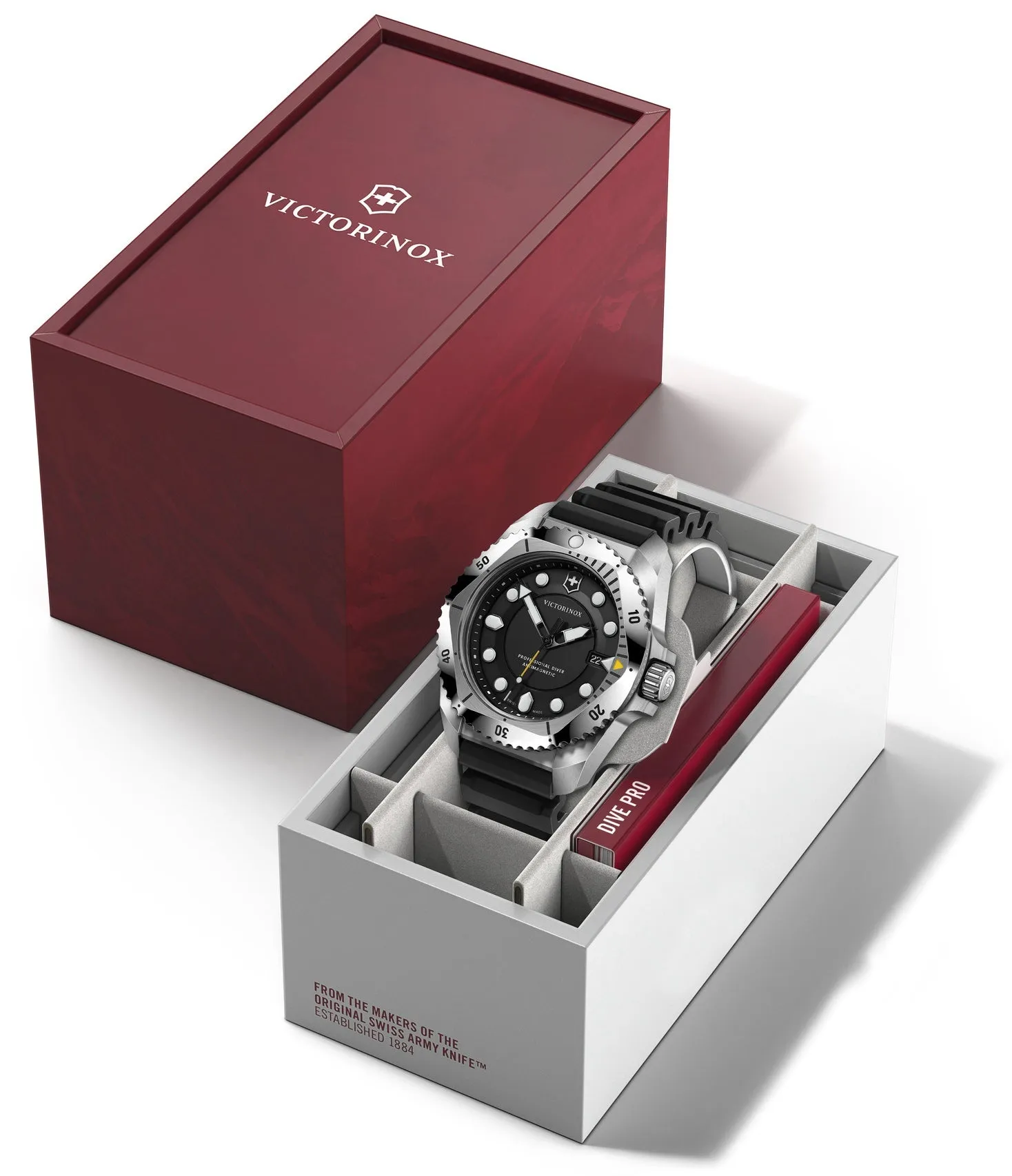 Victorinox Uhren Victorinox Dive Pro Quarz Drei Zeiger Stahlarmbanduhr