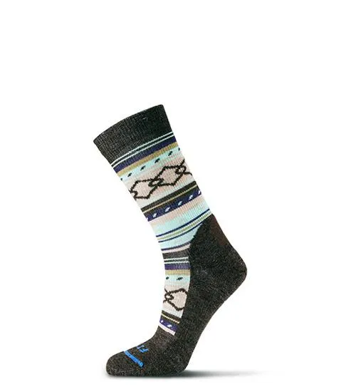 Damen Casual Aztec Crew Socken