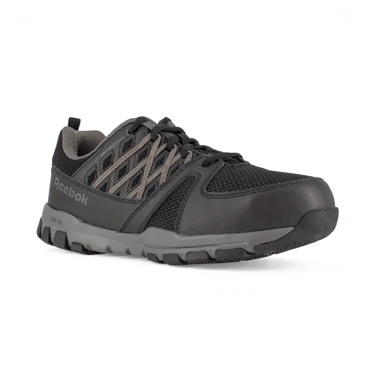 Damen Sublite Sicherheits-Sportschuh Schwarz/Grau