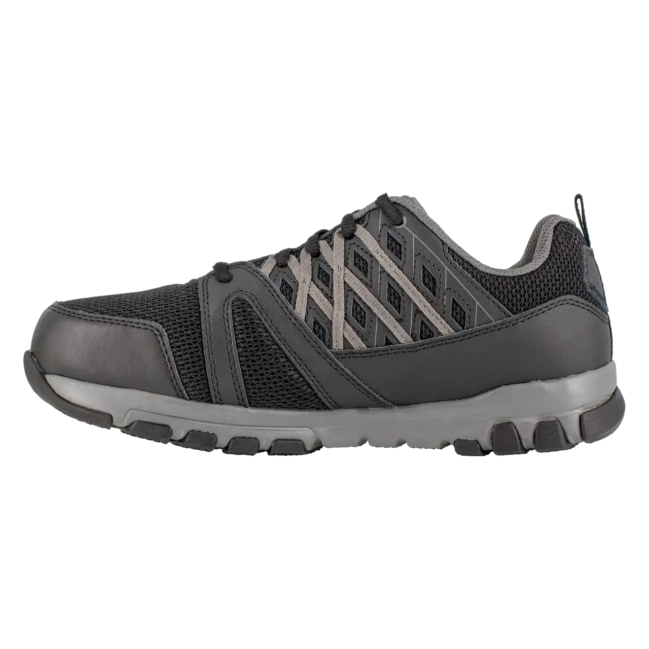 Damen Sublite Sicherheits-Sportschuh Schwarz/Grau