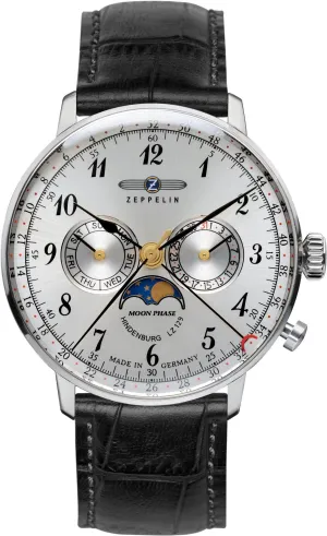 Zeppelin Uhren Zeppelin LZ 129 Hindenburg Mondphasen Herrenuhr