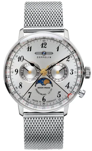 Zeppelin Uhren Zeppelin LZ 129 Hindenburg Mondphasen Herrenuhr