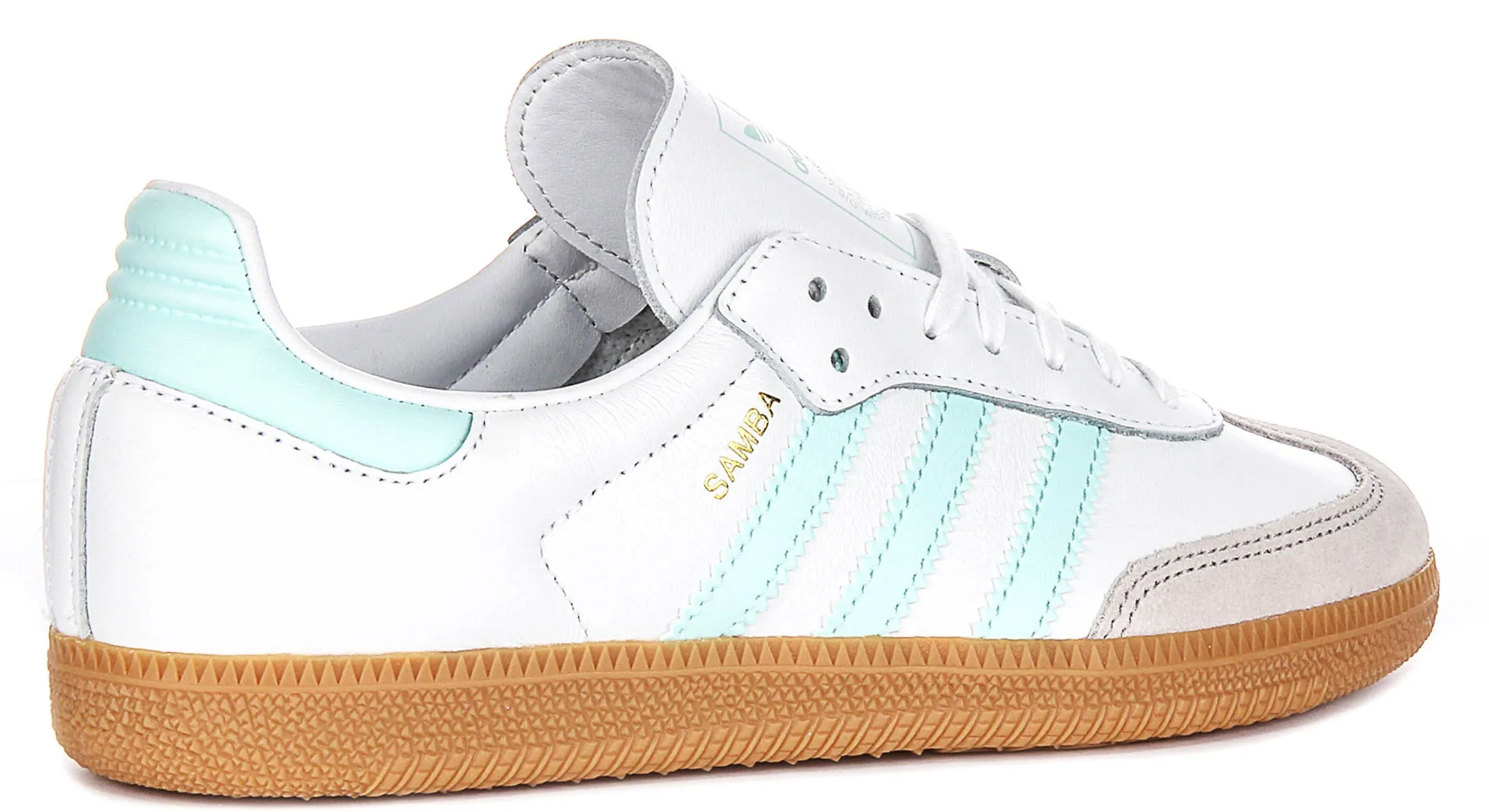 Adidas Samba OG in Weiß Blau für Jugend Schuhe Adidas