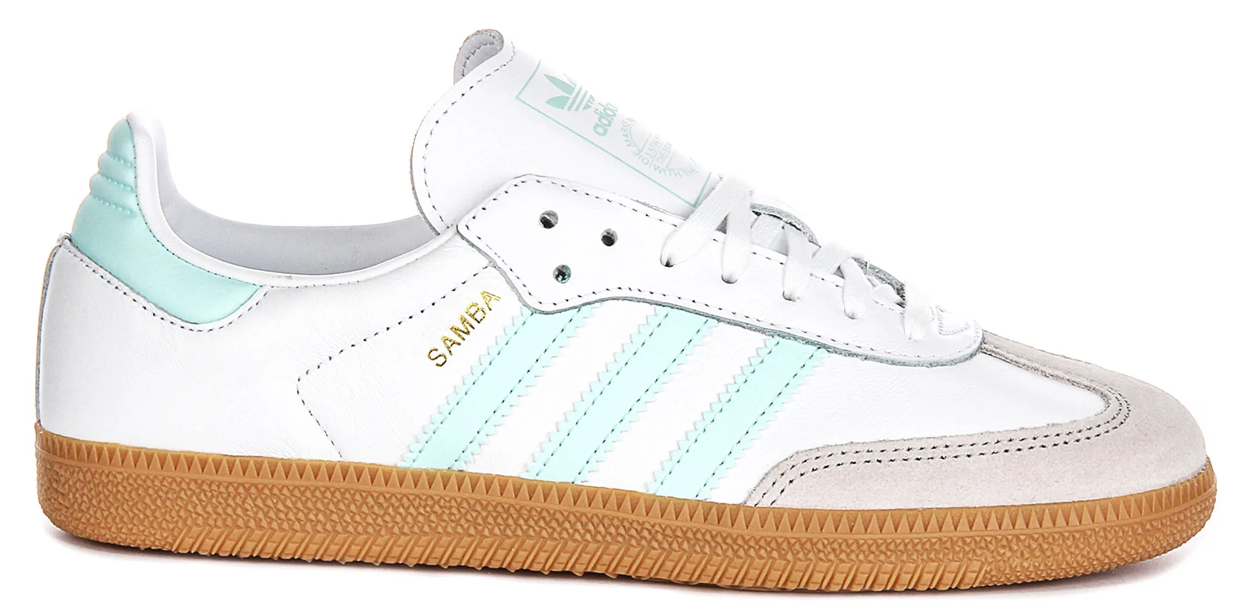 Adidas Samba OG in Weiß Blau für Jugend Schuhe Adidas