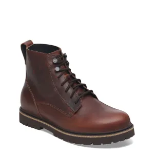 Birkenstock Herren Highwood Stiefel aus Leder mit Schnürung in Schokoladenbraun